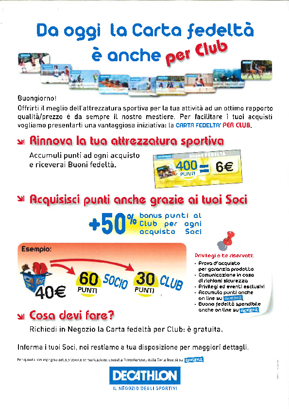 decathlon carta fedelta