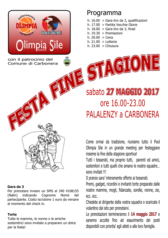 festa fine stagione
